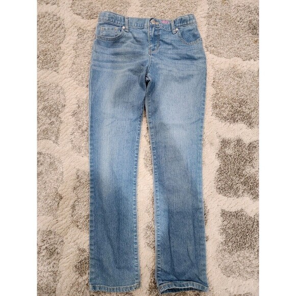 The Children's Place Other - THE CHILDRENS PLACE GIRLS BLUE JEANS SKINNY SIZE 14 Light Wash Adjustable Waist
